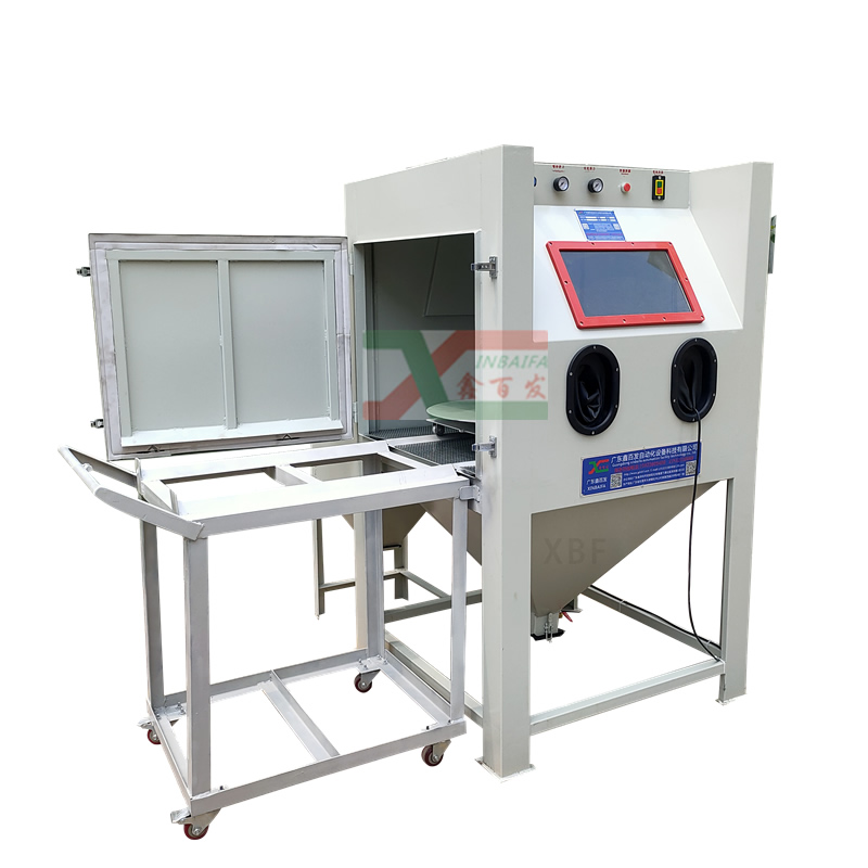 模具轉(zhuǎn)盤(pán)手動(dòng)噴砂機(jī)